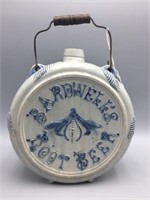 Bardwell's root beer stoneware canteen