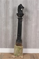 Antique Cast Iron Horse Hitching Post