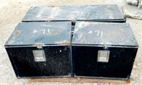 3 Black Tool Boxes