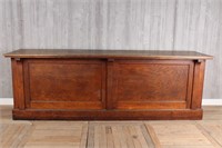 Late 19th Century Oak Counter