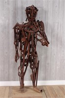 Iron Man Found Object Sculpture