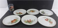 6 assiettes Hulschenreuther made in Germany plates