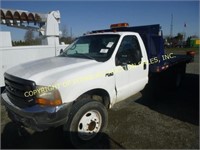 1999 FORD F-450 SUPERDUTY W/ 10' FLAT BED