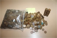OVER 8 LBS OF WHEAT PENNIES - SOME STEEL -