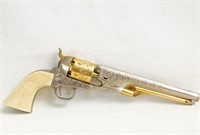 Colt 1861 Navy - Highly engraved Replica Revolver