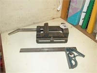 Flat Bench Top Vice *Square in Picture for Size