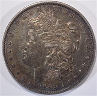 1892 MORGAN DOLLAR  AU