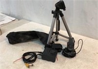 Surveillance Cameras w/ Tripod & Receiver V12E