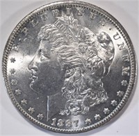 1887-S MORGAN DOLLAR  GEM BU