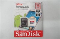 SanDisk Ultra 32GB microSDHC UHS-I Card with