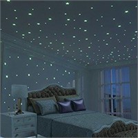 326-Piece Glow Star Kid Bedroom Wall Stickers