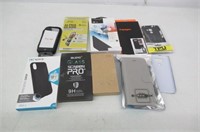 Lot of Assorted Cell Phone Cases & Screen