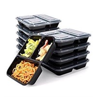 3 Compartment Bento Boxes, Meal Prep Containers,