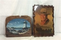 Two Wooden Art Paintings T6B