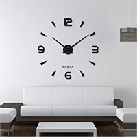 Docooler Modern DIY Large Wall Clock Mural 3D