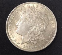 1921 Morgan Silver Dollar YJC