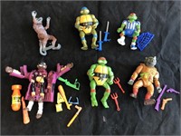 Selection of Vintage TMNT Action Figures