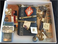 Large Vintage Medals and Replica Confederate