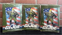 Three Sets of G.I. Joe 1991 Trading Cards