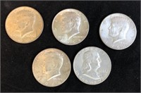 Selection of Silver Half Dollars
