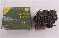 140-Count CWI Gifts Twinkle Lights, Mini, Brown