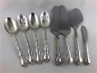 8 pc. Reed & Barton "Tara" Sterling Serving Pieces