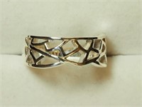 Sterling Silver Ring  JC