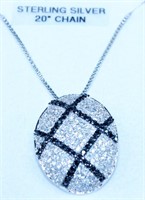 Necklace- Black & Clear