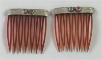 Sterling Silver Hair Combs