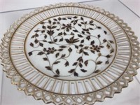 Wilhelm & Graef  Porcelain Reticulated Ant. Plate