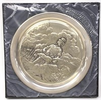 N.C.Wyeth Sterling Silver Plate sealed in box