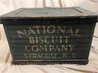 Rare Advertising Crate National Biscuit Company