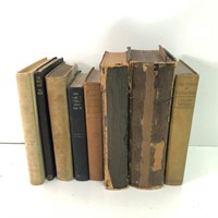 Assortment of Antique Books Dated