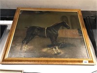 SIGNED AND DATED 1896 HORSE STUDY
