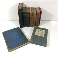 Selection of Vintage Books Dated 1922, 1914, etc