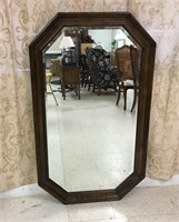 Large Beveled Framed Hanging Mirror