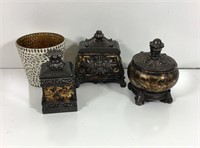 Selection of Trinket Boxes and Decorative Dish
