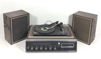 Sears 8 Track AMFM w/Record Player Stereo System