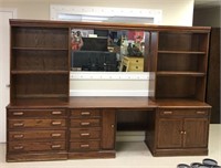 Lighted Media/Office Unit w/Keys