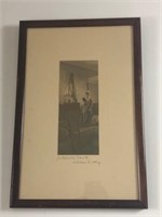 Vintage Signed Wallace Nutting "Justifiable Vanity