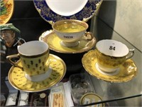 NORITAKE, COALPORT & GERMAN YELLOW &