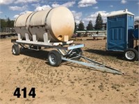 Poly Tank on Trailer