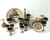 Pottery  Including Candlesticks & More