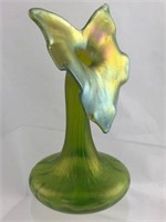 Rare Loetz Iridescent 'Jack in Pulpit' Glass Vase