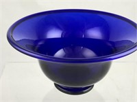 Gorgeous Cobalt Blue Center Bowl Signed Shelton