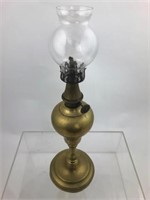 1800's French Brass Oil Lamp Pigeon Depose