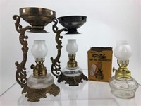 Antique Mini Vapo-Cresolene Lamps +