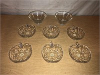Apple Dishes & Bowl LOT