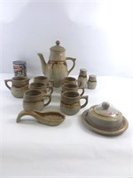 Service à thé en grès - Stoneware tea service