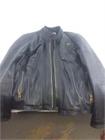 Manteau en cuir Raw Demin XL leather jacket